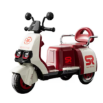 Παιδικό Ηλεκτροκίνητο Τρίκυκλο Scooter - Red/White
