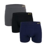 Uomo Ανδρικά Μποξεράκια Blue/Black/Grey 3Pack
