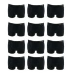 Uomo Ανδρικά Μποξεράκια Μαύρα 12Pack