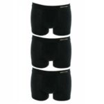 Uomo Ανδρικά Μποξεράκια Μαύρα 3Pack
