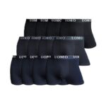 Uomo Ανδρικά Μποξεράκια 1012 Black Navy Blue Anthracite 12Pack