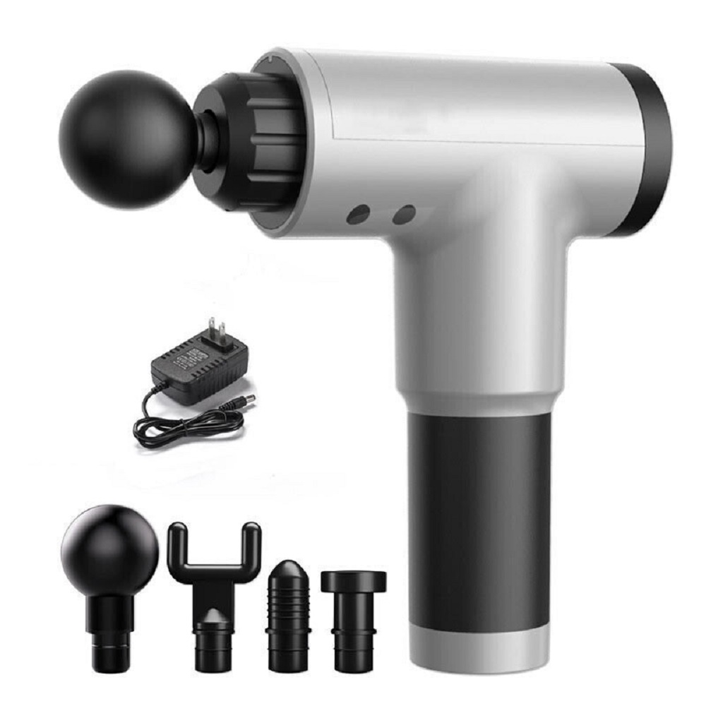 Συσκευή Μασάζ για τα Πόδια, το Σώμα & τα Χέρια - Massage Gun Gray - Image 1