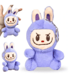 Λούτρινο Μπρελόκ Labubu 12 Cm Μοβ