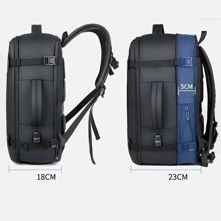 20250915104730_2bd552d5 Jetbags 3726 Αδιάβροχο Υφασμάτινο Σακίδιο Πλάτης με Θύρα USB - 33lt - Image 12