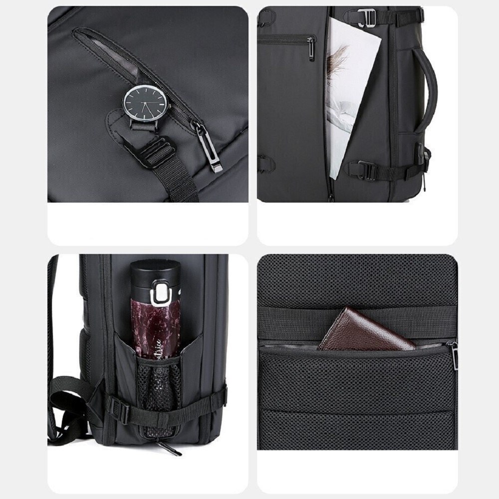 20250915104830_de1759c0 Jetbags 3726 Αδιάβροχο Υφασμάτινο Σακίδιο Πλάτης με Θύρα USB - 33lt - Image 3