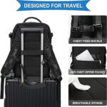 Jelbags 2811 Υφασμάτινο Αδιάβροχο Σακίδιο Πλάτης με Θύρα USB – 32lt - Image 3