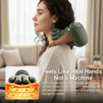 ROZA FH-680 Συσκευή Μασάζ Αυχένα & Ώμων Shiatsu με Λειτουργία Θέρμανσης – Αυτόματες Χούφτες – Ασύρματο Deep Tissue Neck Massager - Image 2