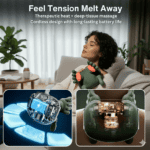 ROZA FH-680 Συσκευή Μασάζ Αυχένα & Ώμων Shiatsu με Λειτουργία Θέρμανσης – Αυτόματες Χούφτες – Ασύρματο Deep Tissue Neck Massager - Image 5