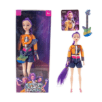 Σετ Πασχαλινής Λαμπάδας Rumi Huntrix V-Pop Idols με Κιθάρα και Ροζ Πλακέ Λαμπάδα 30εκ - Φώτα & Μουσική - Image 2