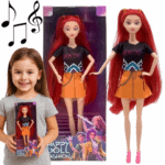 Σετ Πασχαλινής Λαμπάδας Mira Huntrix V-Pop Idols και Ροζ Πλακέ Λαμπάδα 30εκ – Φώτα & Μουσική - Image 2