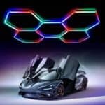 LED Hexagon-5 Επαγγελματικό Φωτιστικό Οροφής με 5 Κυψέλες - RGB