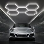 LED Hexagon-5 Επαγγελματικό Φωτιστικό Οροφής με 5 Κυψέλες - Ψυχρό Λευκό