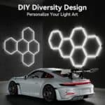 LED Hexagon-5 Επαγγελματικό Φωτιστικό Οροφής με 5 Κυψέλες - Ψυχρό Λευκό - Image 3