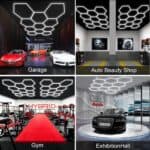 LED Hexagon-5 Επαγγελματικό Φωτιστικό Οροφής με 5 Κυψέλες - Ψυχρό Λευκό - Image 8