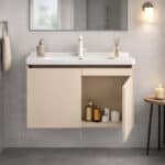 Έπιπλο Μπάνιου NUVIA LUX NVS12 Κρεμαστό 81x47cm με LED Καθρέπτη Anti-Fog & 3 Φωτισμούς - Image 2