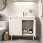 LUMINA Elite LES11 Σετ Μπάνιου 60x82cm με LED Καθρέπτη Anti-Fog & 3 Φωτισμούς – Πλήρες Έπιπλο με Νιπτήρα - Image 2