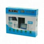 Rixme Στεγανός Ηλιακός Προβολέας IP67 Ισχύος 100W με Αισθητήρα Κίνησης και Τηλεχειριστήριο σε Μαύρο χρώμα RI-100W
