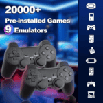 Game Stick 4K Retro Console με 20.000+ Παιχνίδια & 2 Ασύρματα Χειριστήρια – Plug & Play Κονσόλα Παιχνιδιών για Τηλεόραση HDMI - Image 3