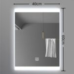 NUVIA LUX NVS14 Έπιπλο Μπάνιου Κρεμαστό 81x47cm με LED Καθρέπτη Anti-Fog & Νιπτήρα - Image 3