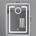 LUMINA Elite LES13 Έπιπλο Μπάνιου Κρεμαστό 61x47cm με LED Καθρέπτη Anti-Fog & Νιπτήρα – Premium Σετ - Image 3