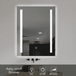 Smart LED Καθρέπτης Μπάνιου 40x60cm με Touch Διακόπτη - Image 3